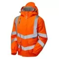 Pulsarail Padded Orange Hi Vis Bomber Jacket PR496 Pulsarail Padded Orange Hi Vis Bomber Jacket PR496