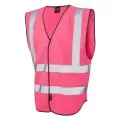 Leo Hi Vis Vest In Pink W05 Leo Hi Vis Vest In Pink W05