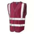 Leo Hi Vis Vest In Maroon W05 Leo Hi Vis Vest In Maroon W05