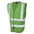Leo Hi VisĀ Vest In Emerald Green W05 Leo Hi VisĀ Vest In Emerald Green W05