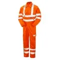 Pulsarail Orange Hi Vis Coverall with Combat Pockets PR339