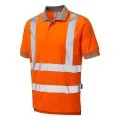 Pulsarail Orange Hi Vis Rail Poloshirt PR176