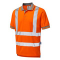 Pulsarail Orange Hi Vis Rail Poloshirt PR176