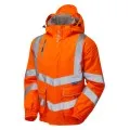 Pulsarail Padded Orange Hi Vis Bomber Jacket PR496