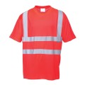 Red Hi Visibility Tee Shirt Portwest S478