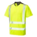 Leo Yellow Hivis Performance T-Shirt T12-Y