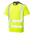 Leo Yellow Hivis Performance T-Shirt T12-Y