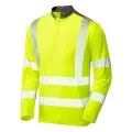 Yellow Long Sleeved Hivis Performance T-Shirt Leo