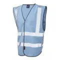 Leo Hi Vis Vest In Sky Blue W05