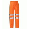 Orange Hi Vis Breathable Waterproof Overtrousers