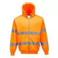Portwest B305 Hi-Vis Zip Front Hoodie Portwest B305 Hi-Vis Zip Front Hoodie