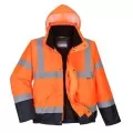 Portwest S266 Hi Vis Two Tone Bomber Jacket Portwest S266 Hi Vis Two Tone Bomber Jacket