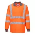 Hi Vis Long Sleeved Polo Portwest S277 Hi Vis Long Sleeved Polo Portwest S277