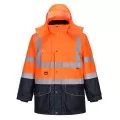 Portwest S426 Hi Vis 7 in 1 Contrast Traffic Jacket