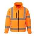 Portwest S424 Hi Vis Classic Softshell Jacket 3 Layer