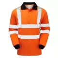Pulsar Flame Retardant Orange Hi Vis Poloshirt PRFR21 Pulsar Flame Retardant Orange Hi Vis Poloshirt PRFR21