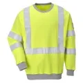 Flame Resistant Anti-Static Hi-Vis Sweatshirt Portwest FR72