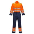 MV29 Modaflame Rail Standard Navy/Orange Coverall Portwest