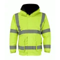 Flame Retardant Anti Static Hi Vis Bomber Jacket yellow