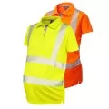 Ladies Maternity Hi Vis Poloshirt Leo PM03