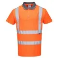 Orange Hi Vis Rail Polo Shirt Portwest RT22