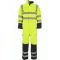 Hi Vis flame retardant coverall in yellow blue