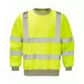 Hi Vis Yellow Sweatshirt Class 3 Hi Vis Yellow Sweatshirt Class 3