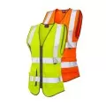 Ladies Hi Vis Vest With Pockets Leo WL11 Ladies Hi Vis Vest With Pockets Leo WL11