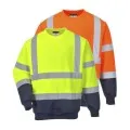 Personalised Two Tone Hi Vis Sweatshirt