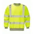 Hi Vis Yellow Sweatshirt Class 3