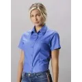 Kustom Kit Workplace Oxford Blouse Short Sleeve KK360