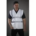 White Hi Vis safety vest White Hi Vis safety vest