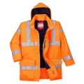 Flame retardant anti static hi vis coat Portwest S778 Flame retardant anti static hi vis coat Portwest S778