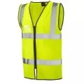 Zip Up Hi Vis Vest with ID pocket Zip Up Hi Vis Vest with ID pocket
