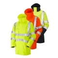 100% Waterproof  Breathable Hivis Coat  Leo A04 100% Waterproof  Breathable Hivis Coat  Leo A04
