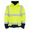 Yellow & Blue Flame Retardant Anti Static Hi Vis Bomber jacket