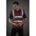 Maroon Hi Visibility safety vest Maroon Hi Visibility safety vest
