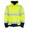 Yellow & Blue Flame Retardant Anti Static Hi Vis Bomber jacket