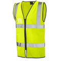 Zip Up Hi Vis Vest with ID pocket