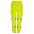 Yellow HI Vis Jogging Bottoms J8041