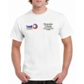 White Unisex tee shirt & riverside logos