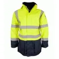 Yellow & Blue Flame retardant & Anti Static Hi Vis coat