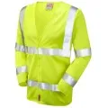Yellow Orange Hi Vis Flame retardant Long Sleeve Vest