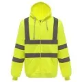 Zip-Up Hi Vis Hoodie Yoko HVK07 Zip-Up Hi Vis Hoodie Yoko HVK07