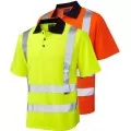 Personalised Hi Vis Comfort Polo Shirt Leo P01