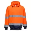 Two Colour Hivis Hoodie B316 Portwest Two Colour Hivis Hoodie B316 Portwest