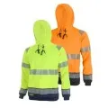 Hi Vis Two Colour  Hoodie HVTT025