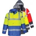 Personalised Hi Vis Contrast Traffic Jacket Portwest S466