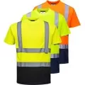 Personalised Hi Vis Two Tone T-Shirt S378 Personalised Hi Vis Two Tone T-Shirt S378