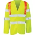 Personalised Long Sleeve Hi Vis Polo Shirt Pulsar P458
